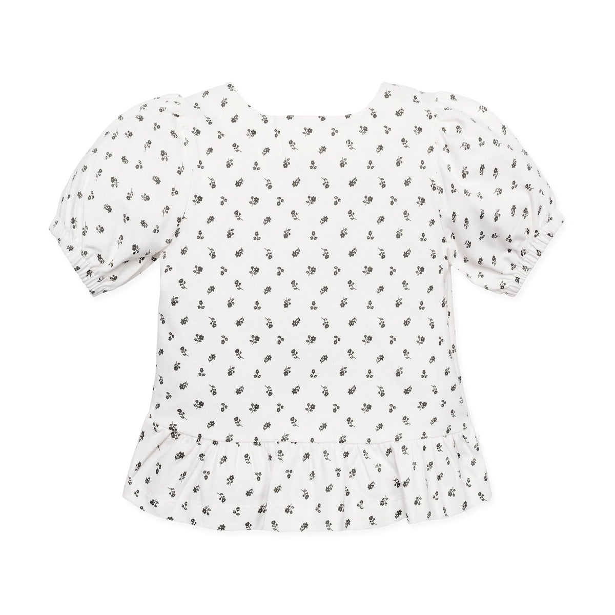 Organic Knit Peplum Top - Baby