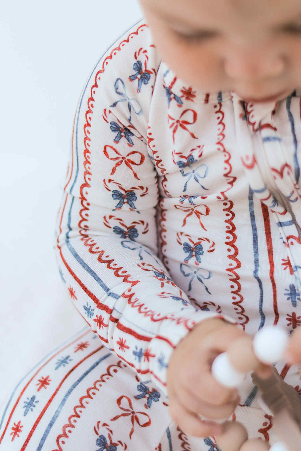 Candy Cane Lane Bamboo Christmas Pajamas - Zippy