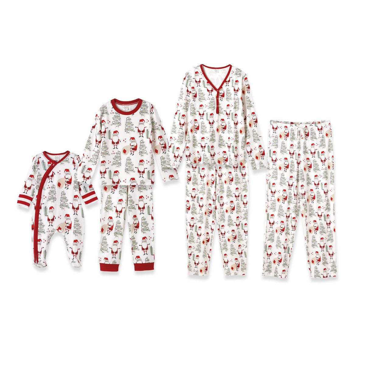 Christmas Santa Bamboo Family Matching Pajamas