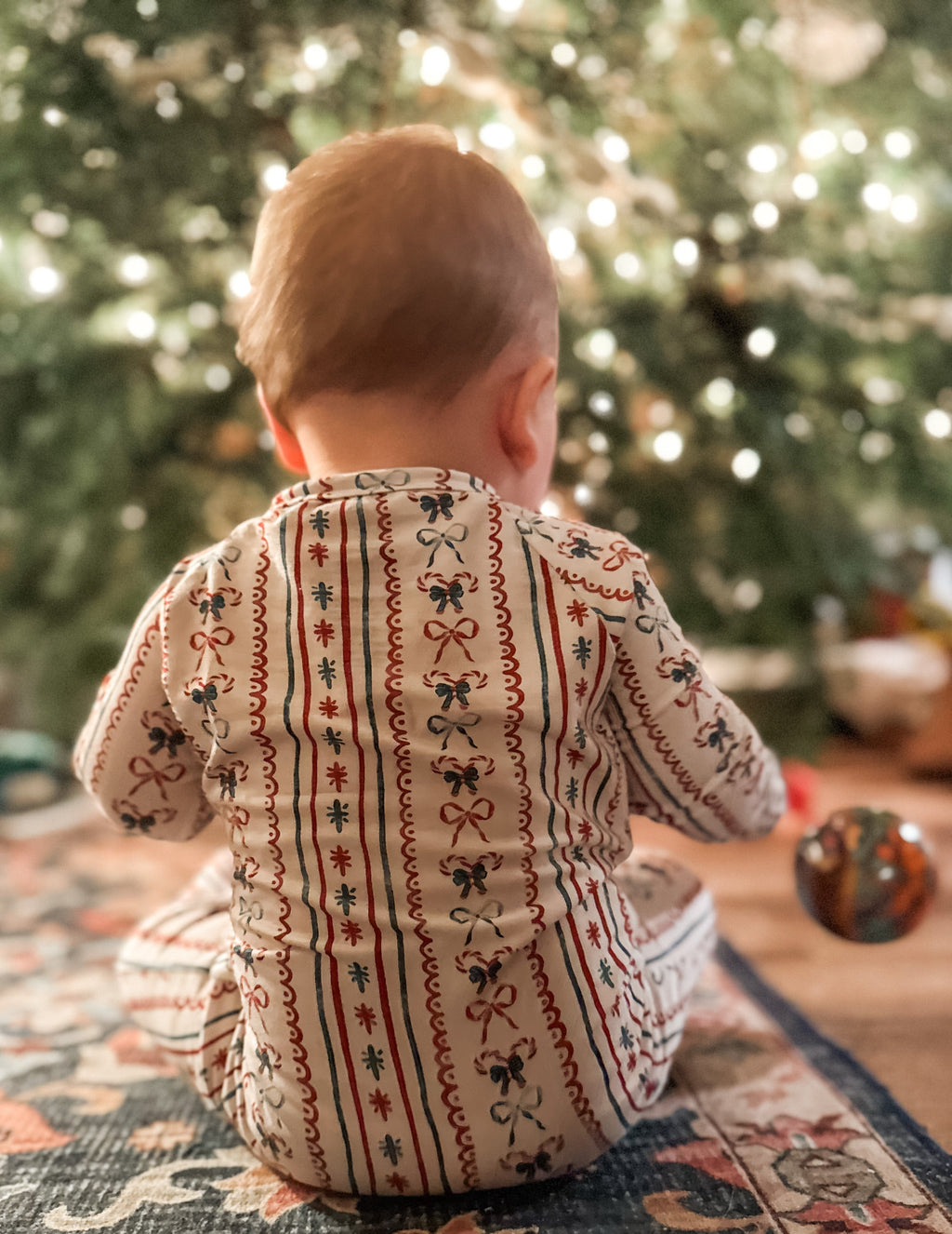 Candy Cane Lane Bamboo Christmas Pajamas - Zippy